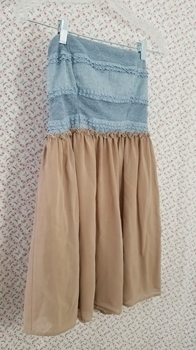 Junior deb crochet - deb, strapless